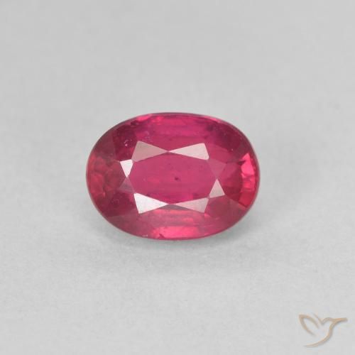 1.32ct 天然 粉红色 红宝石, 椭圆形, VS