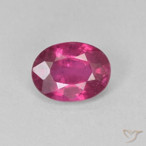 1.42ct 天然 粉紫色 红宝石, 椭圆形, VS