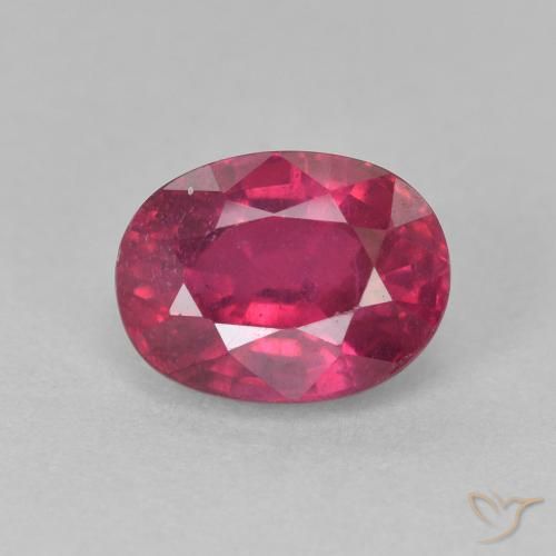 2.26ct 天然 红灯 红宝石, 椭圆形, VS-SI
