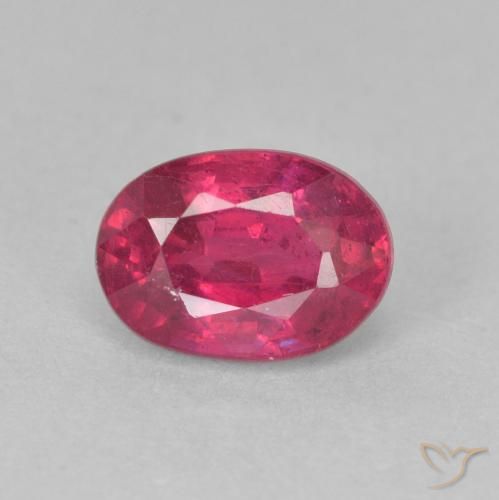 1.30ct 天然 红灯 红宝石, 椭圆形, VS-SI