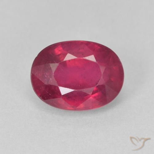 2.17ct 天然 中红 红宝石, 椭圆形, VS-SI