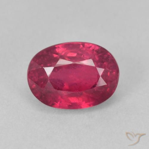 1.62ct 天然 粉红色 红宝石, 椭圆形, VS