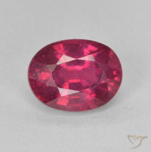 1.98ct 天然 粉红色 红宝石, 椭圆形, VS