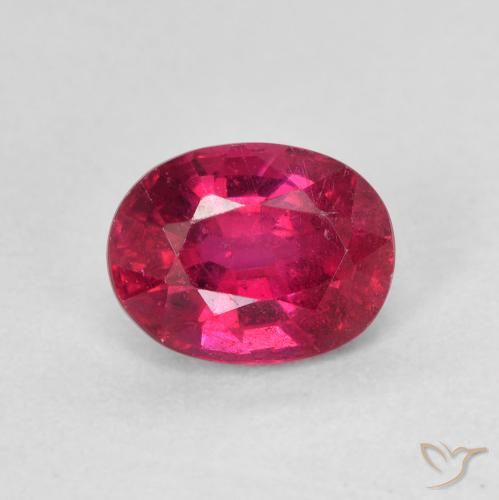 1.87ct 天然 Medium Dark-Red 红宝石, 椭圆形, VS-SI