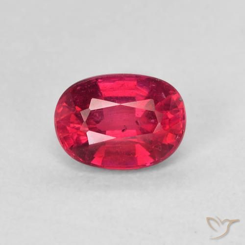 1.35ct 天然 粉红色 红宝石, 椭圆形, VS