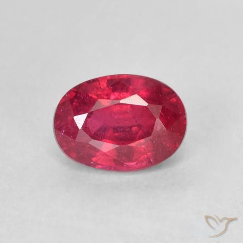 1.50ct 天然 粉红色 红宝石, 椭圆形, VS