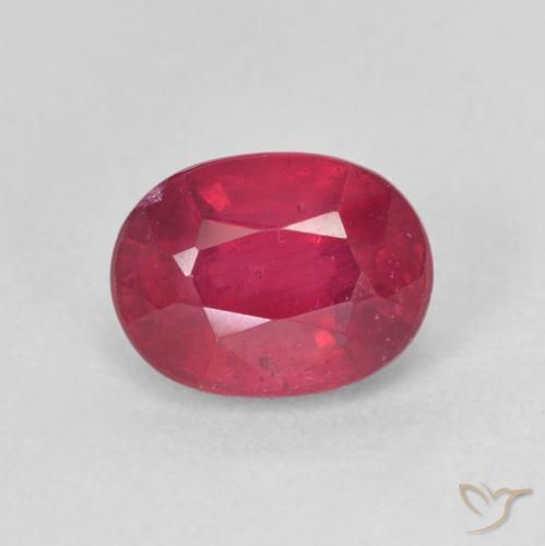 2.16ct 天然 果酱红 红宝石, 椭圆形, VS