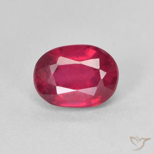 1.51ct 天然 粉红色 红宝石, 椭圆形, VS
