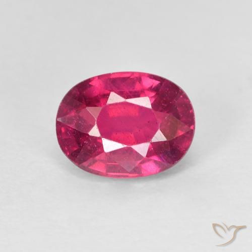 1.81ct 天然 红灯 红宝石, 椭圆形, VS