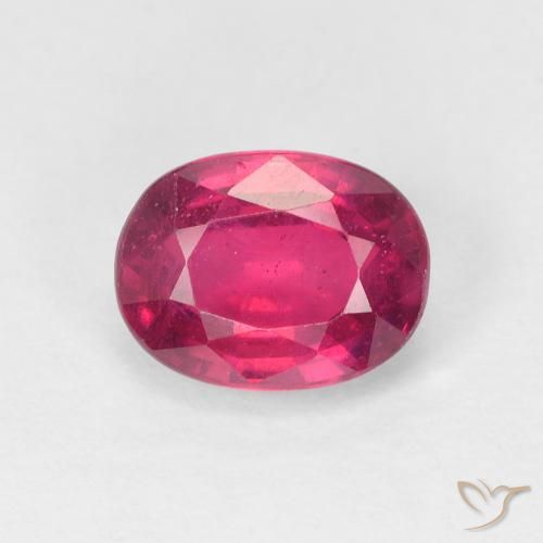 2.04ct 天然 红灯 红宝石, 椭圆形, VS