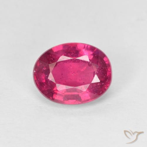 1.56ct 天然 红灯 红宝石, 椭圆形, VS