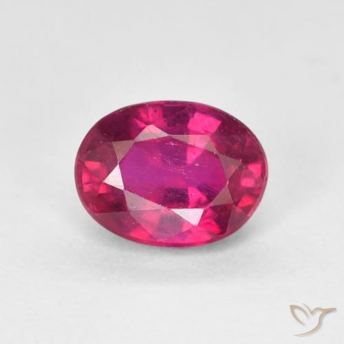 1.92ct 天然 红灯 红宝石, 椭圆形, VS