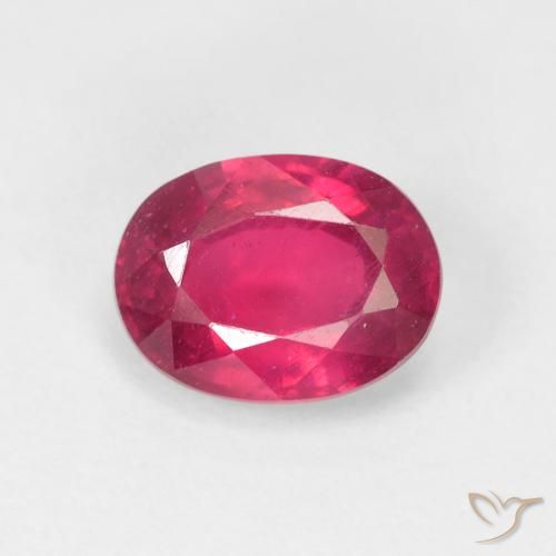 1.94ct 天然 红灯 红宝石, 椭圆形, VS