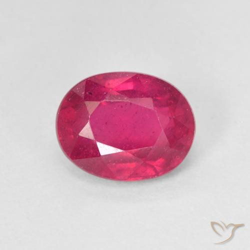 1.80ct 天然 红灯 红宝石, 椭圆形, VS