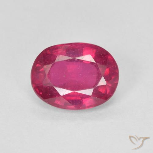 1.57ct 天然 红灯 红宝石, 椭圆形, VS-SI