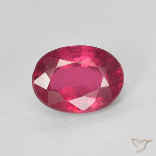 1.73ct 天然 红灯 红宝石, 椭圆形, VS-SI