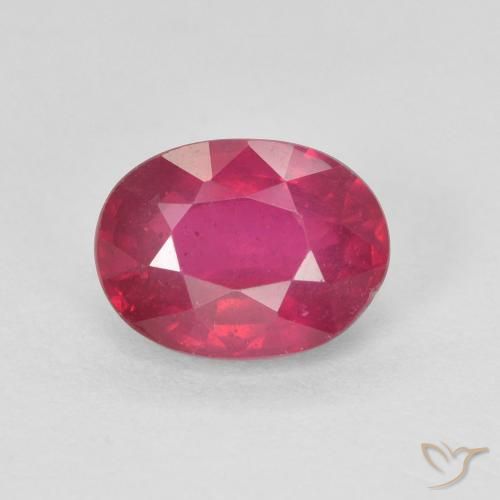 1.84ct 天然 红灯 红宝石, 椭圆形, VS-SI