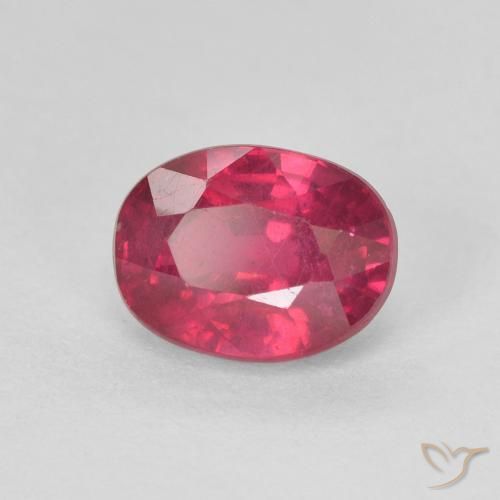 1.94ct 天然 红灯 红宝石, 椭圆形, VS-SI
