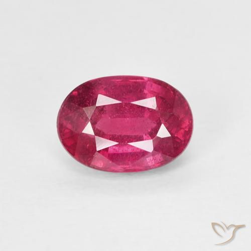 1.21ct 天然 红灯 红宝石, 椭圆形, VS