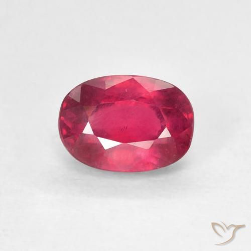 1.33ct 天然 Medium Dark-Red 红宝石, 椭圆形, VS