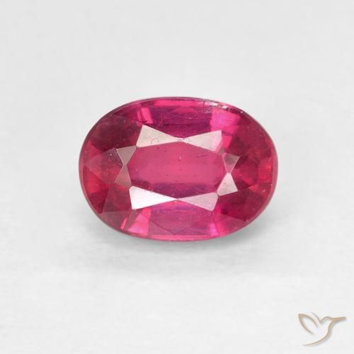 1.46ct 天然 红灯 红宝石, 椭圆形, VS