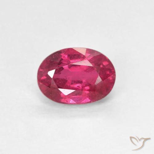 1.10ct 天然 粉红色 红宝石, 椭圆形, VS