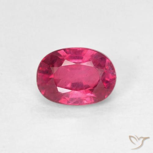 1.09ct 天然 红灯 红宝石, 椭圆形, VS