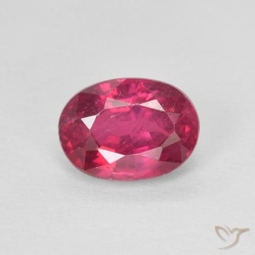 1.20ct 天然 红灯 红宝石, 椭圆形, VS-SI