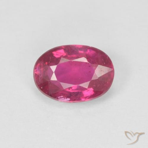 0.99ct 天然 红灯 红宝石, 椭圆形, VS-SI