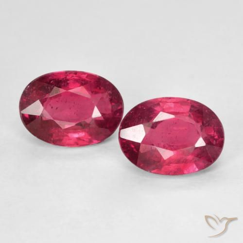 2.51ctw 天然 Medium Dark-Red 红宝石, 椭圆形, VS