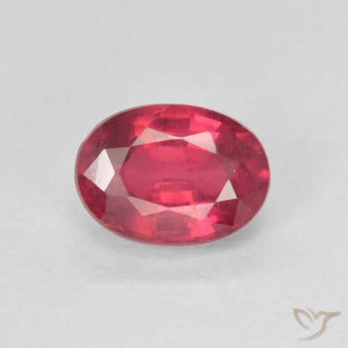 1.45ct 天然 红粉色 红宝石, 椭圆形, VS