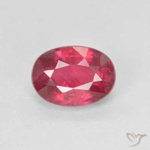 1.41ct 天然 粉红色 红宝石, 椭圆形, VS
