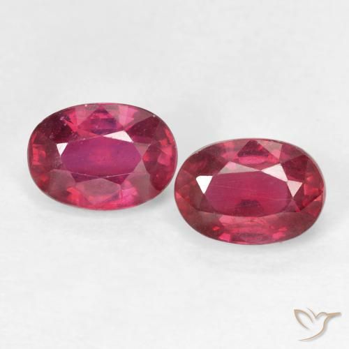2.56ctw 天然 Medium Dark-Red 红宝石, 椭圆形, VS