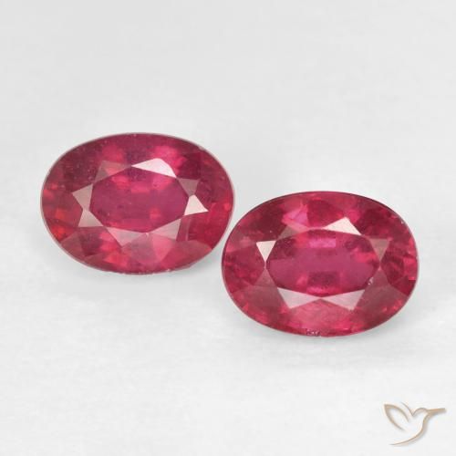 2.57ctw 天然 Medium Dark-Red 红宝石, 椭圆形, VS