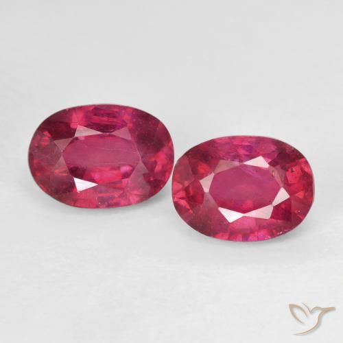 2.51ctw 天然 Medium Dark-Red 红宝石, 椭圆形, VS