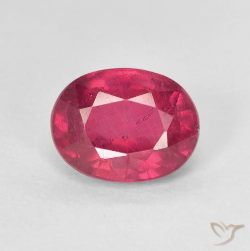 1.95ct 天然 粉红色 红宝石, 椭圆形, VS
