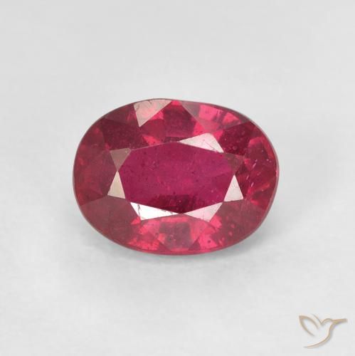1.76ct 天然 果酱红 红宝石, 椭圆形, VS
