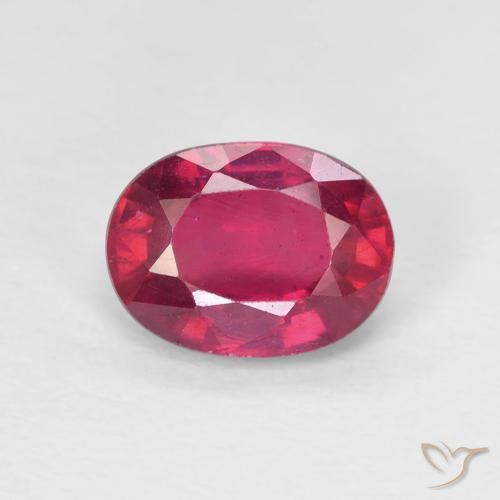1.78ct 天然 粉红色 红宝石, 椭圆形, VS