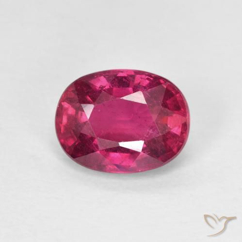 1.73ct 天然 粉红色 红宝石, 椭圆形, VS