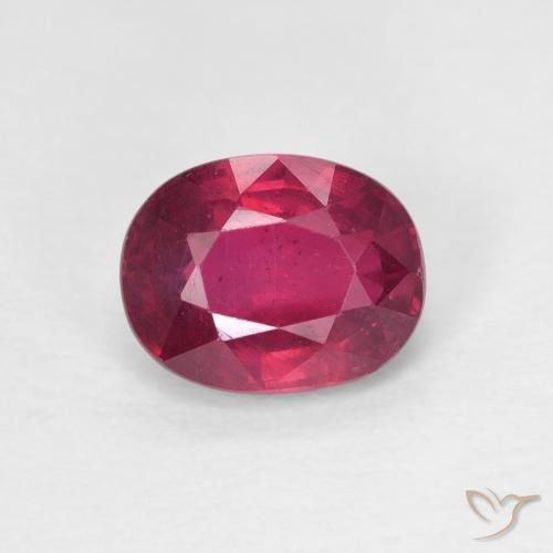 1.78ct 天然 深红粉色 红宝石, 椭圆形, VS