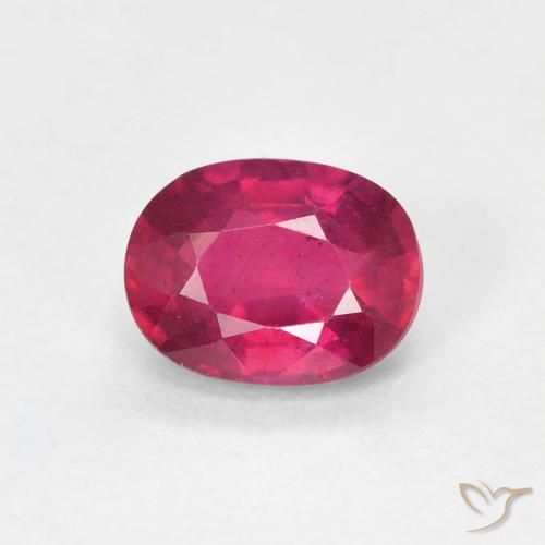 1.14ct 天然 红灯 红宝石, 椭圆形, VS