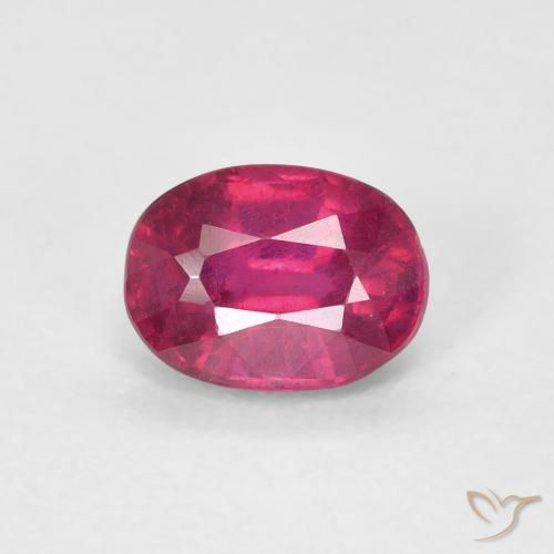 1.16ct 天然 红灯 红宝石, 椭圆形, VS
