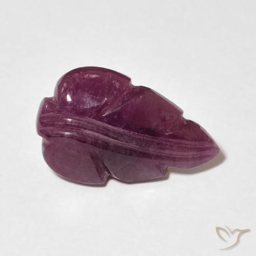 3.55克拉天然红宝石，花式切割，不透明