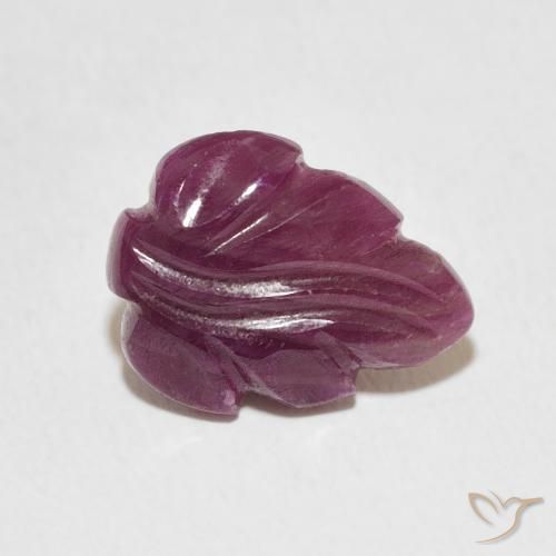 3.28ct 天然 Medium Dark-Purple 红宝石, 花式切割, 不透明