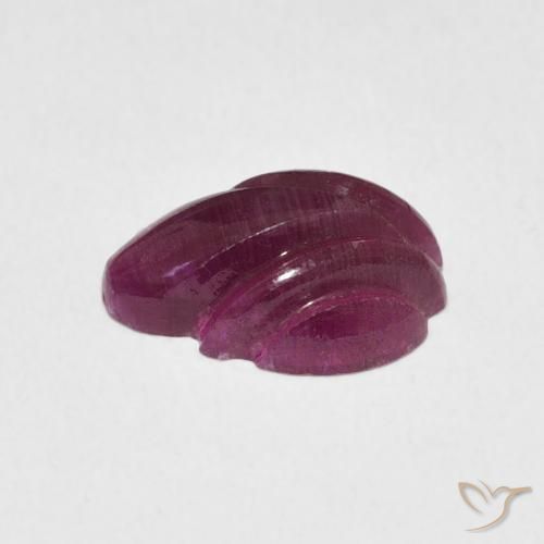 2.88克拉天然红宝石，花式切割，不透明