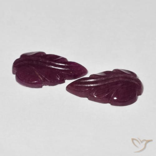 3.95克拉天然红宝石，花式切割，不透明