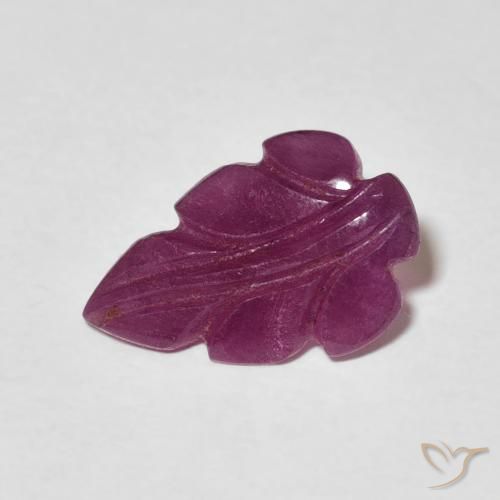 1.65ct 天然 暗紫色 红宝石, 花式切割, 不透明