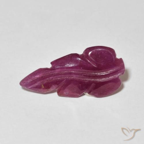 2.26ct 天然 明亮的葡萄 红宝石, 花式切割, 不透明