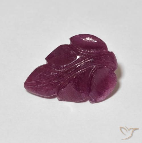 3.21ct 天然 暗紫色 红宝石, 花式切割, 不透明