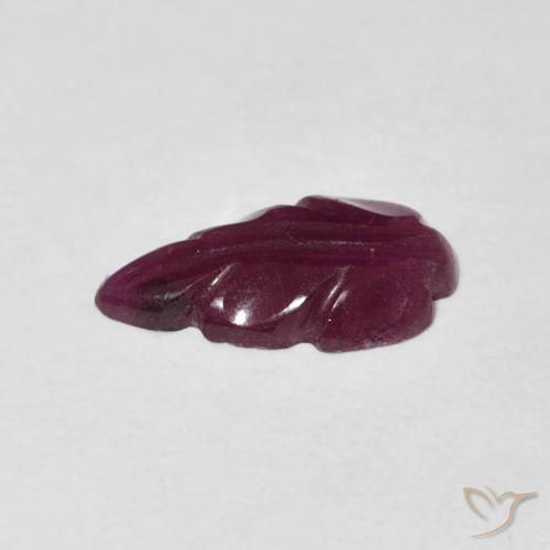 1.35克拉天然红宝石，花式切割，不透明